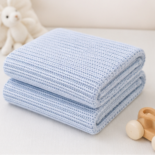 Starry Sky Blanket — blue baby blanket
