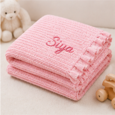 Sweet Peony Blanket